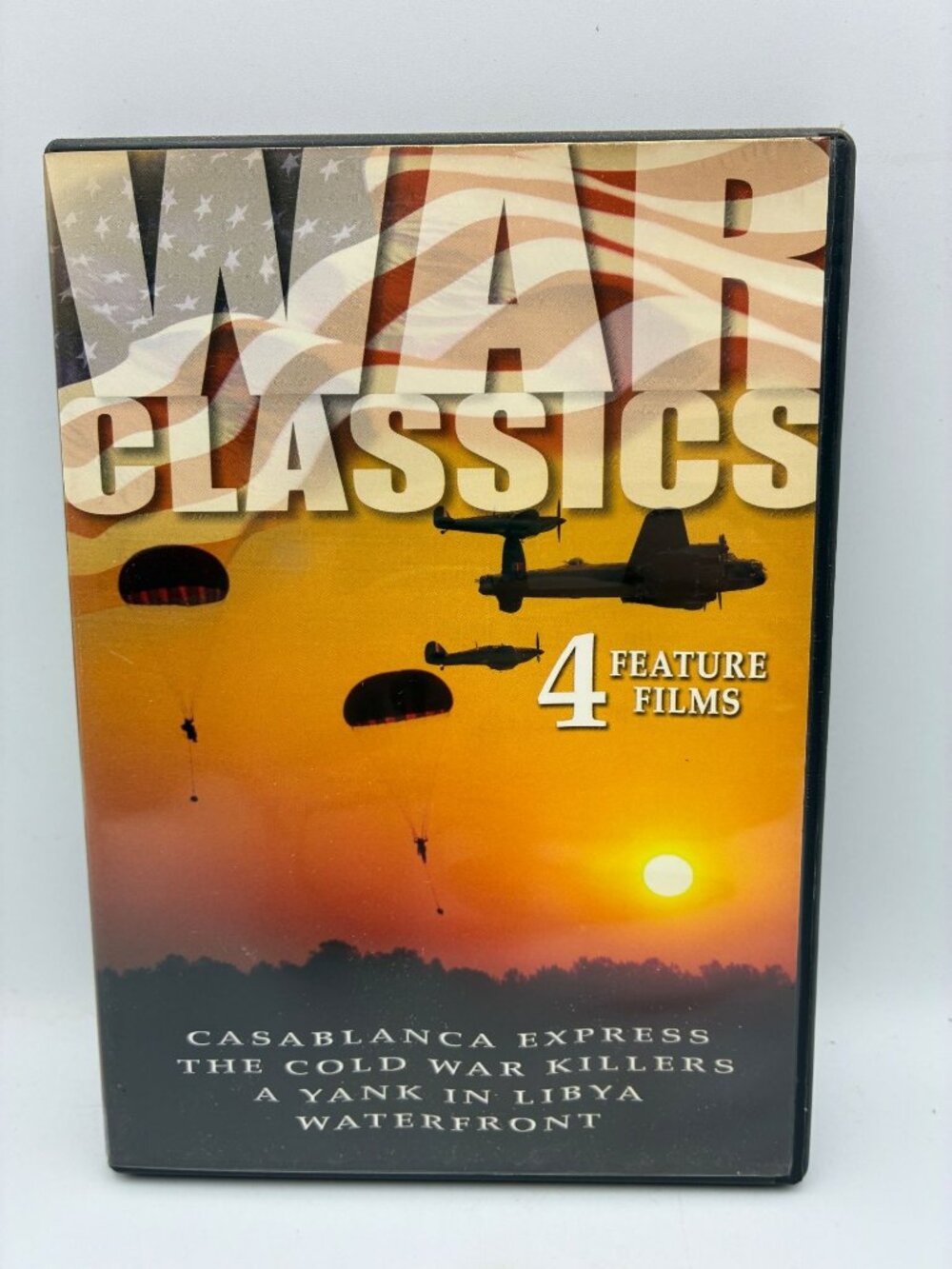 War Classics 4 Films Casablanca Express Cold War Killers A Yank In Libya DVD